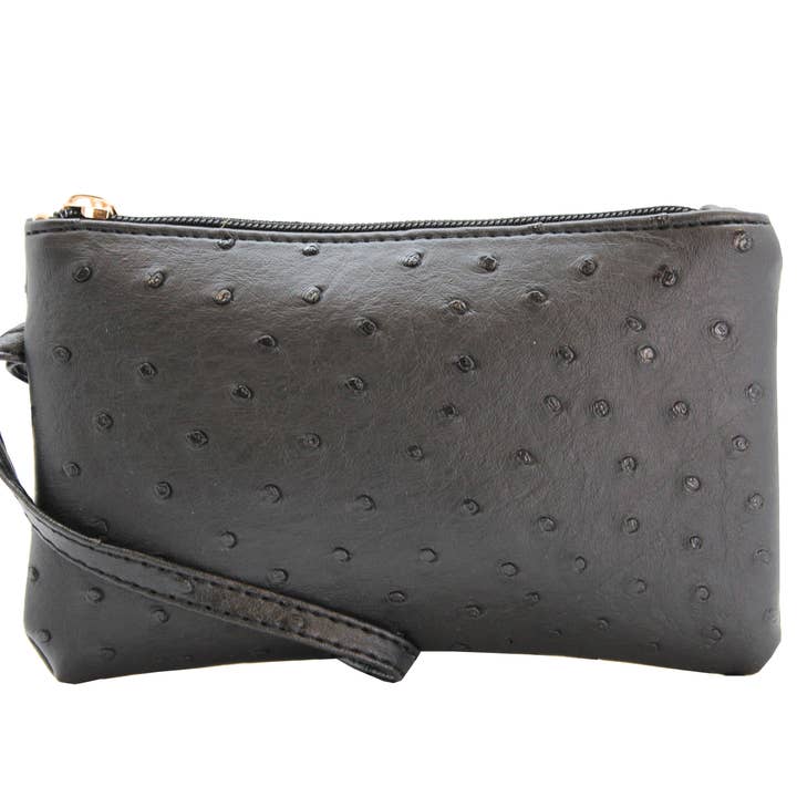 22 Tote - Wholesale Wristlet - Vibrant Ostrich Wristlet23