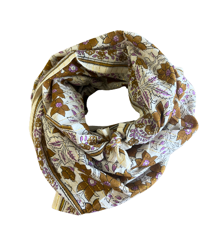 SO FAMILY - Wholesale Head Scarf - Women's - Camel Lurex Adult Scarf 100 cm4