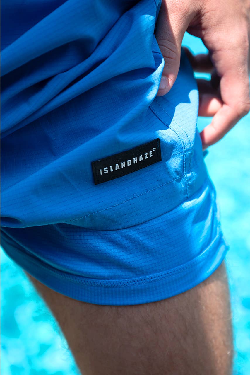 Islandhaze - Wholesale Swim Shorts - Men's - 6'' Inch Men's Solid new texture shorts-Oman19