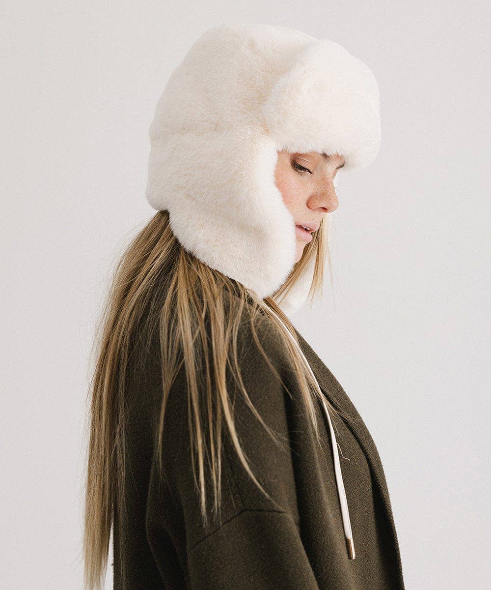 Gigi Pip - Wholesale Trapper/Bomber Hat - Women's - Logan Faux Fur Trapper Hat1