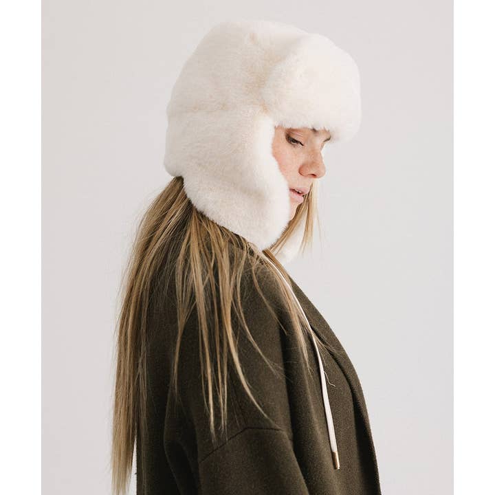 Gigi Pip - Wholesale Trapper/Bomber Hat - Women's - Logan Faux Fur Trapper Hat1