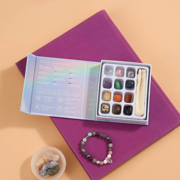 GeoCentral - Wholesale Spiritual Stone/Crystal - Healing Stones Boxed Crystal Collection