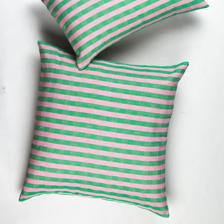 Archive NY Flora Stripe Square Pillow for wholesale by Archive NY