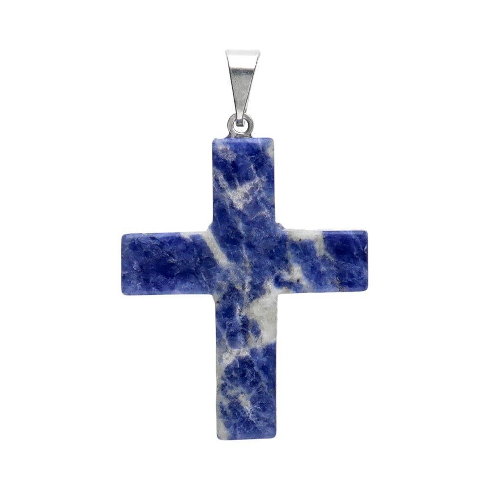 Vives de la Cortada S.L - Wholesale Individual Charm/Pendant - Sodalite cross pendant0