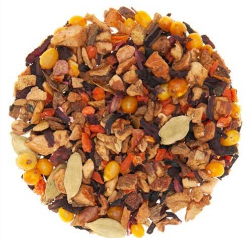 The Grateful Tea Co - Wholesale Loose Tea - Pumpkin Pie Herbal Loose-Leaf Tea (4 Sizes)