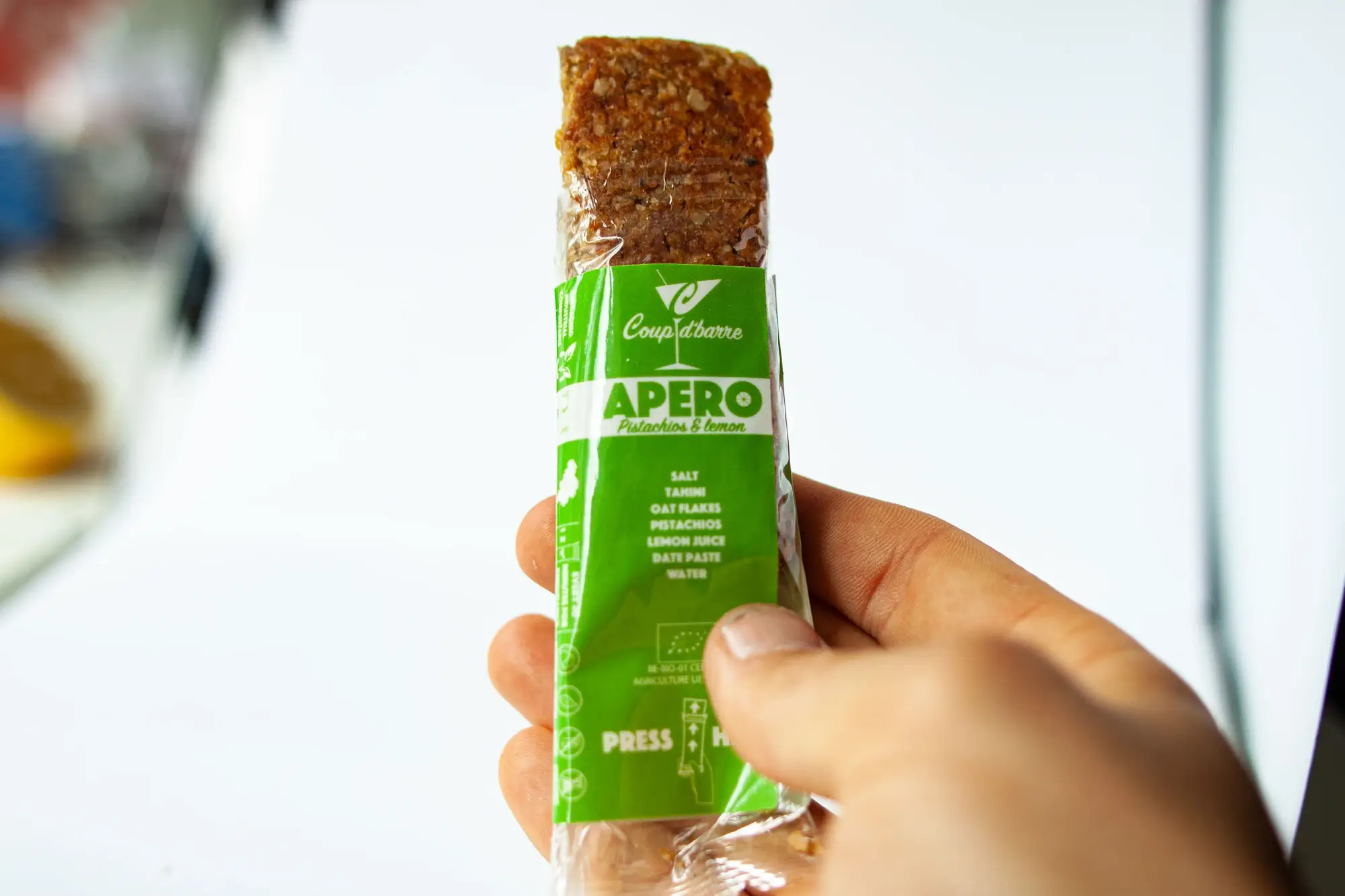 Coup d'barre - Vendita all'ingrosso Barrette - Aperitivo al pistacchio e limone3