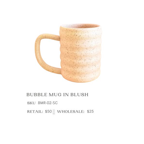 Katie M Mudd Ceramics - Vente Tasse à café - Mug Bubble1