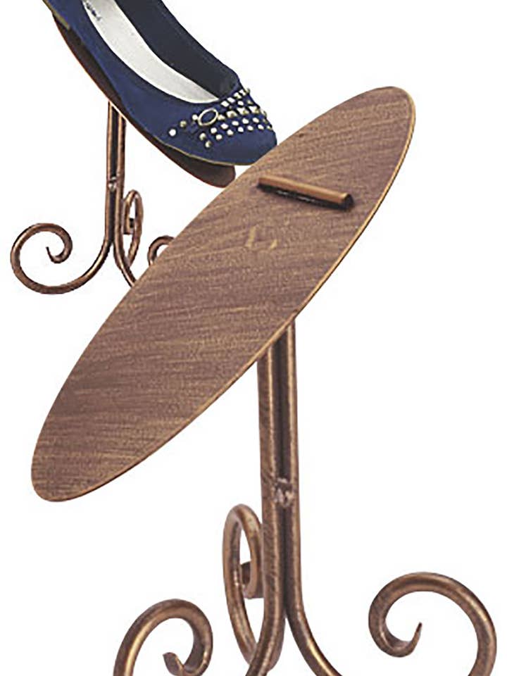 Boutique Cobblestone 8" Shoe Display Stand for wholesale by Store Supply Warehouse
