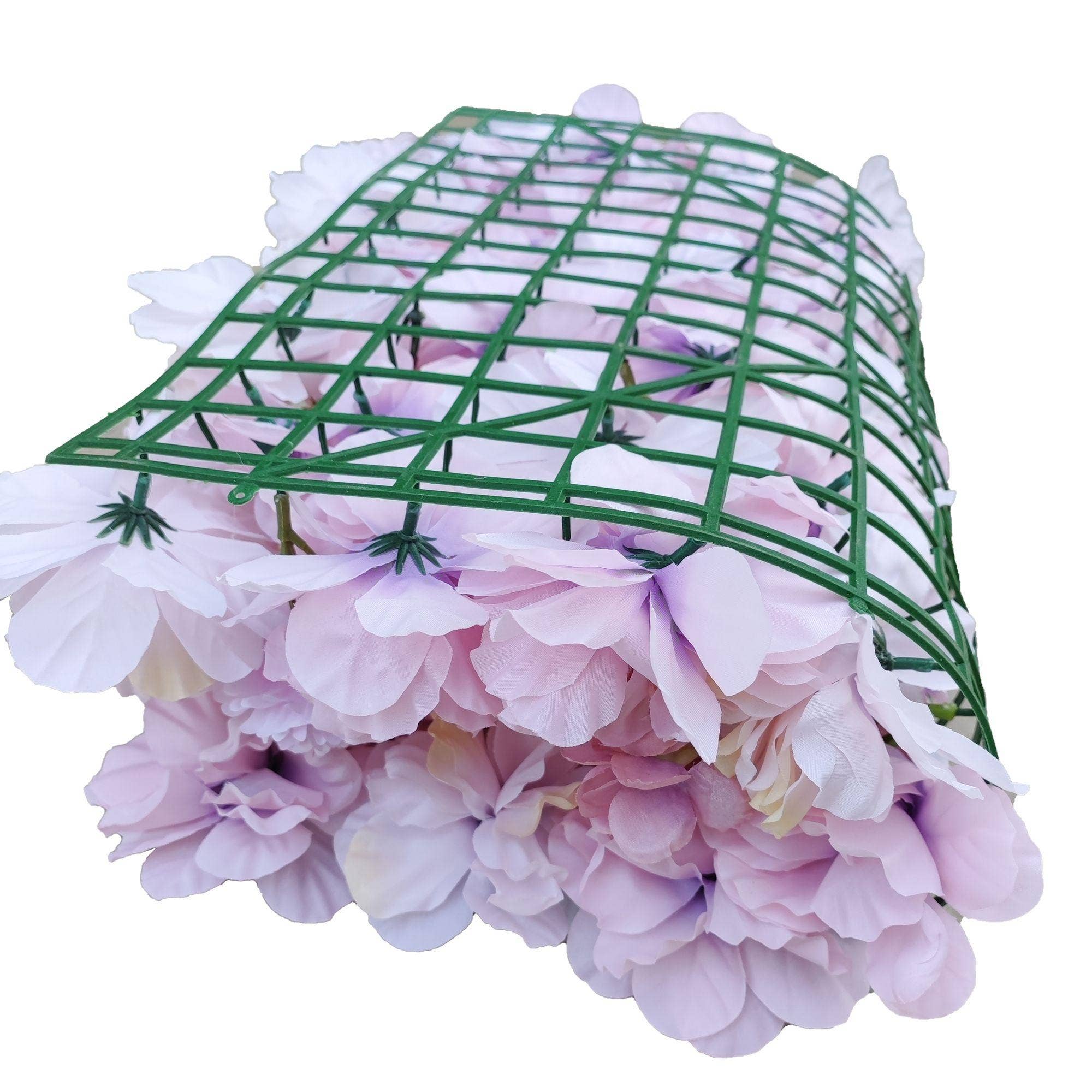 Designer Plants AU - Wholesale Artificial Flowers - Artificial Flower Wall Backdrop Panel 40cm x 60cm Faux Pink Flowers5