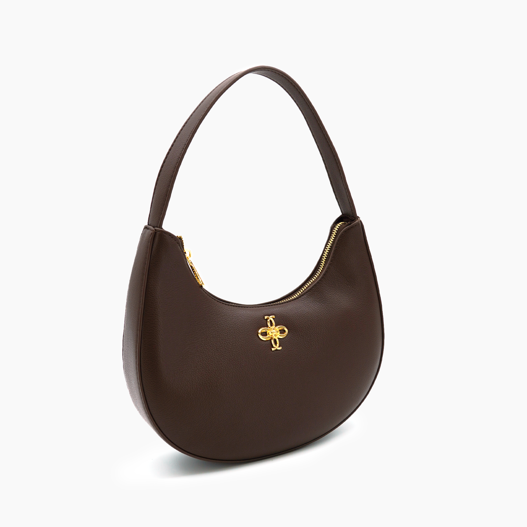 Like Dreams – wholesale Väska med handtag – Dam – Läder Innerficka med Dragkedja Noemie Halvmåne Axelväska16