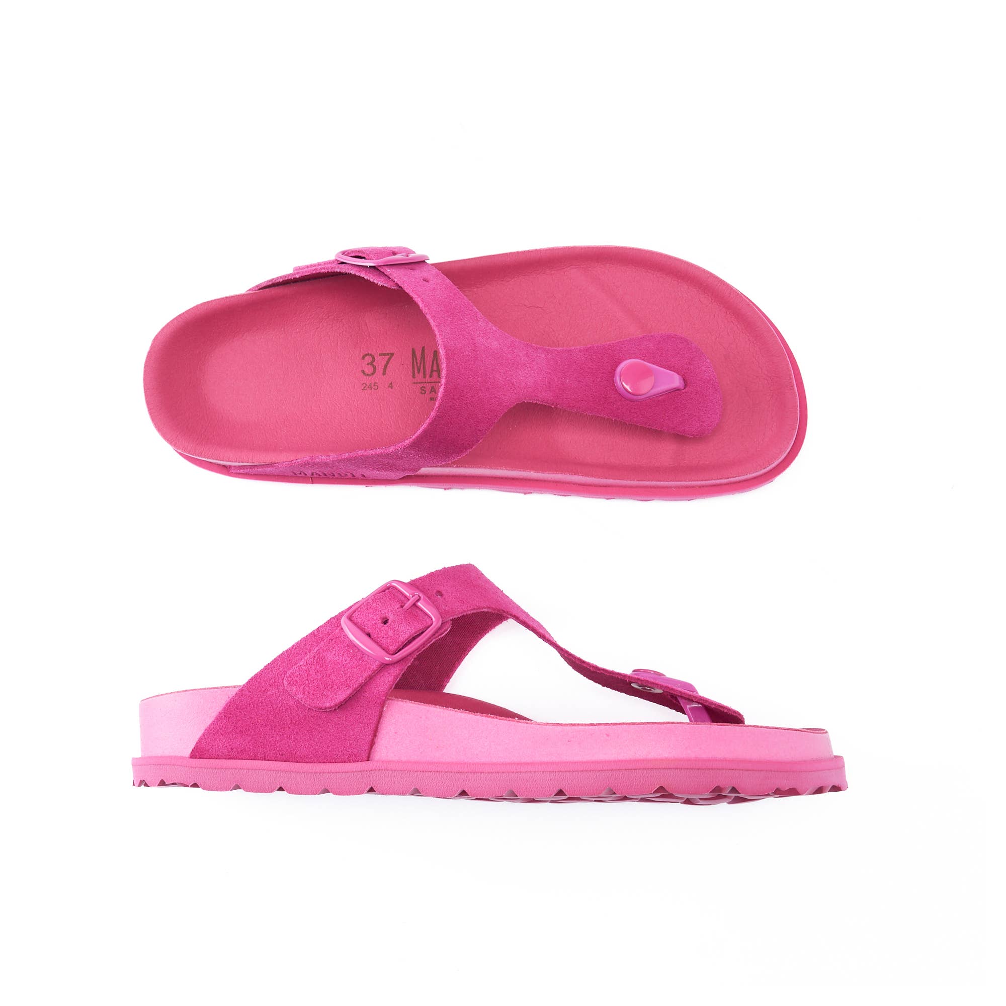 Mandél - Wholesale Flip Flops - Women's - Pink flip-flop sandals - Art.MD21614