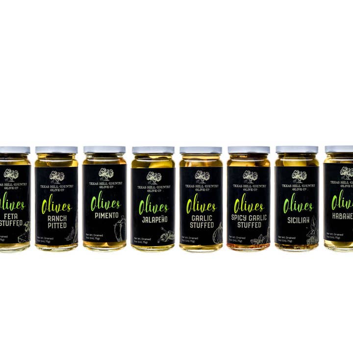 Texas Hill Country Olive Co. - Wholesale Olives - Feta Stuffed Table Olives2