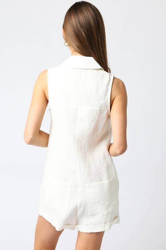 Olivaceous - Wholesale Romper - Women's - Haisley Zip Up Romper8