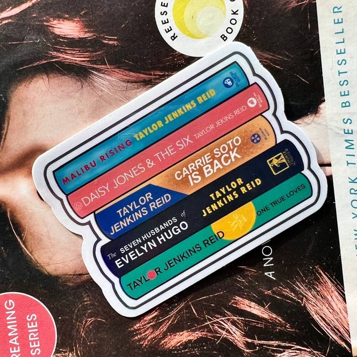 Taylor Jenkins Reid Books Sticker for wholesale by Awfullynerdy.co