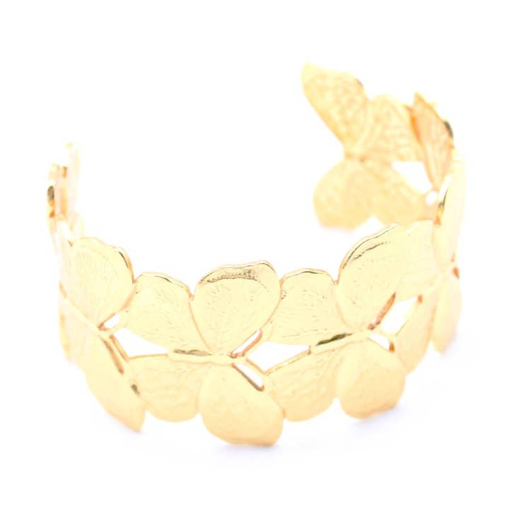 Reference Mode – wholesale Cuff bracelet – Gold cuff bracelet - butterflies0