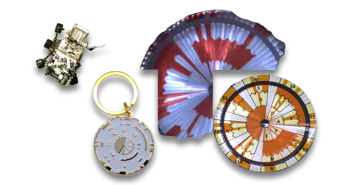 PINtelligentsia - Vendita all'ingrosso Portachiavi - Unisex - Ciondolo portachiavi bifacciale della NASA Voyager & Perseverance!6
