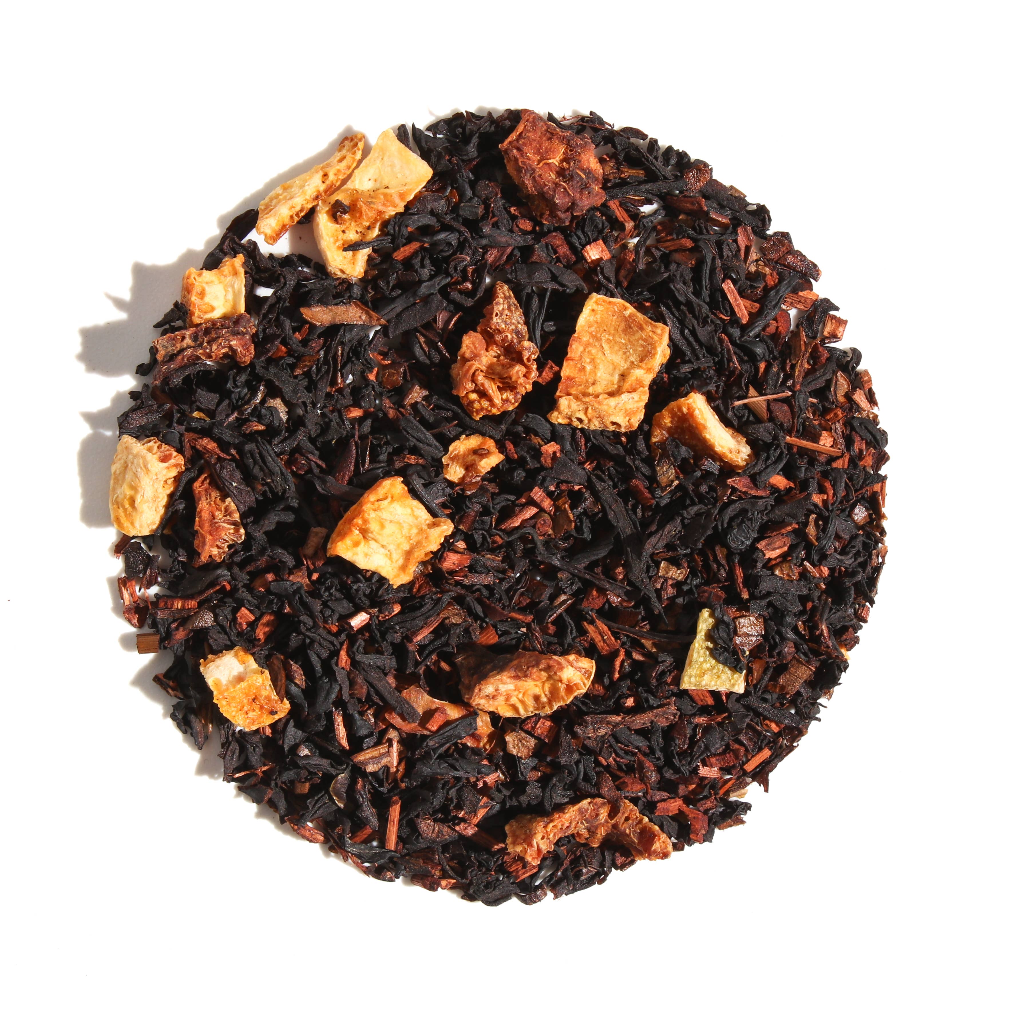Plum Deluxe Tea – wholesale Loose tea – Oregon Breakfast Hazelnut Orange Black Loose Leaf Tea1