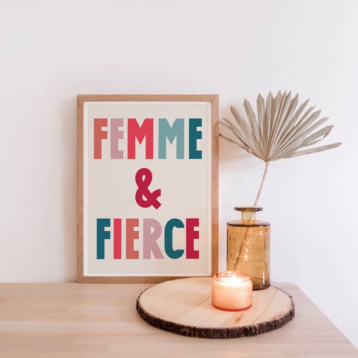 Lune Club - Wholesale Art Print - Femme and Fierce Print