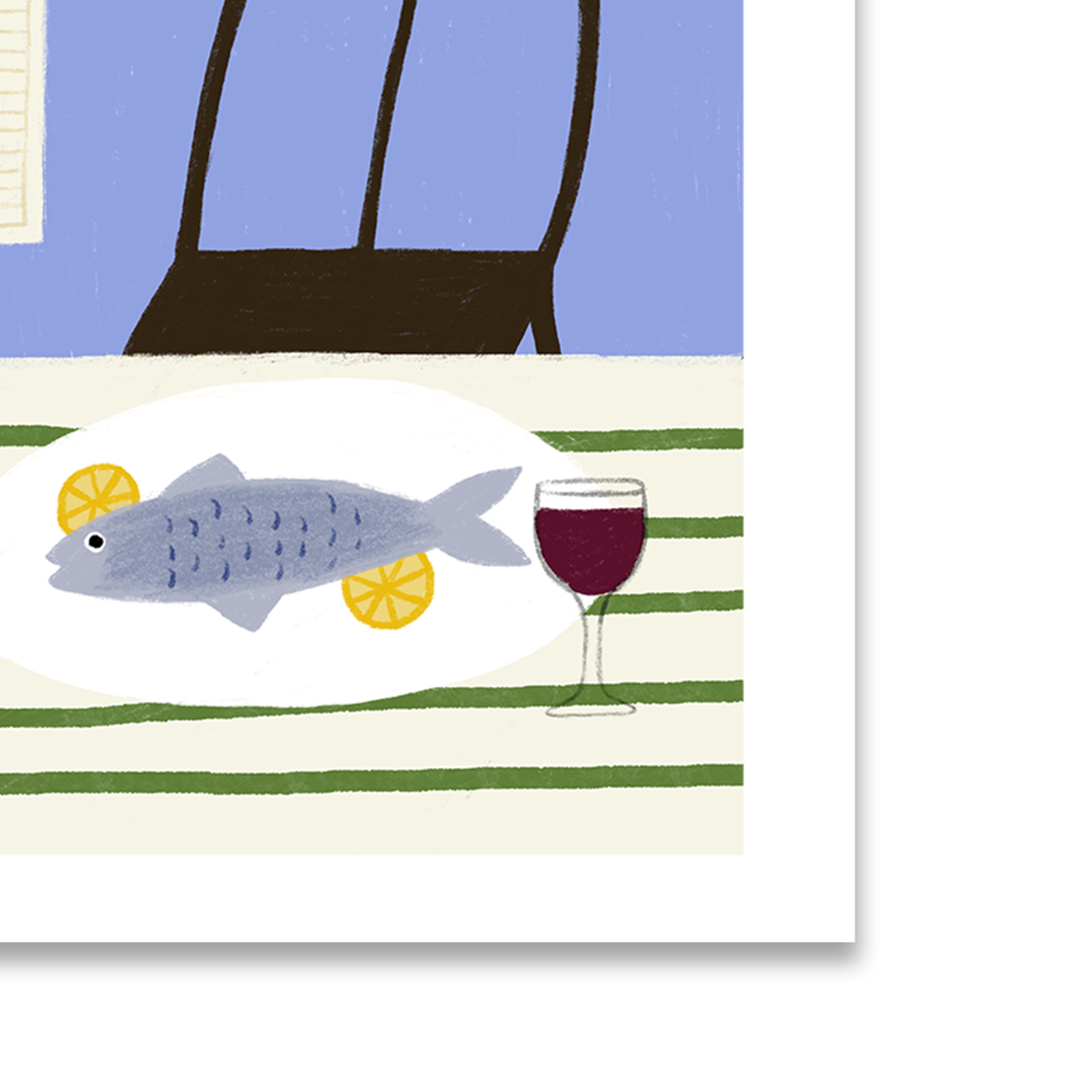 Allison Poplett - Wholesale Art Print - Pesce e Limone Art Print1