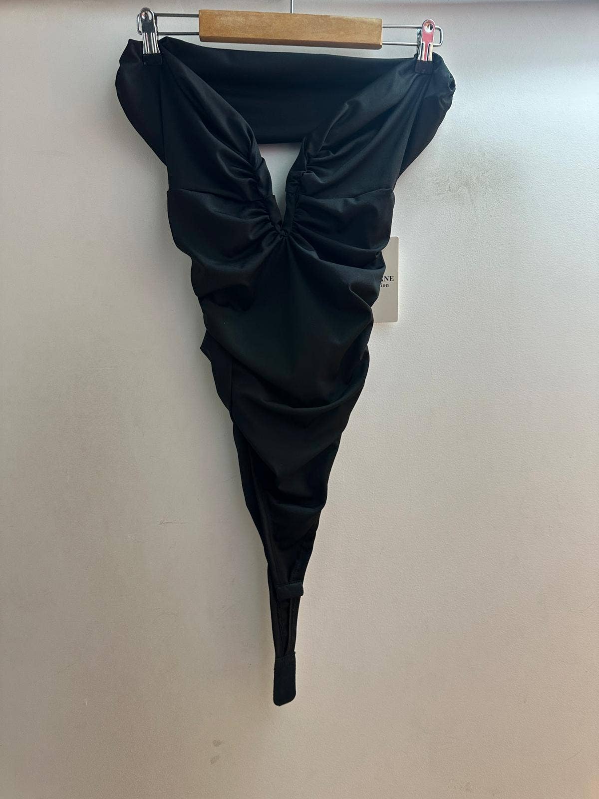 LORIANE – wholesale Bodysuit - Dam – 61125/7241 Body med bustier och axelbandslös design4