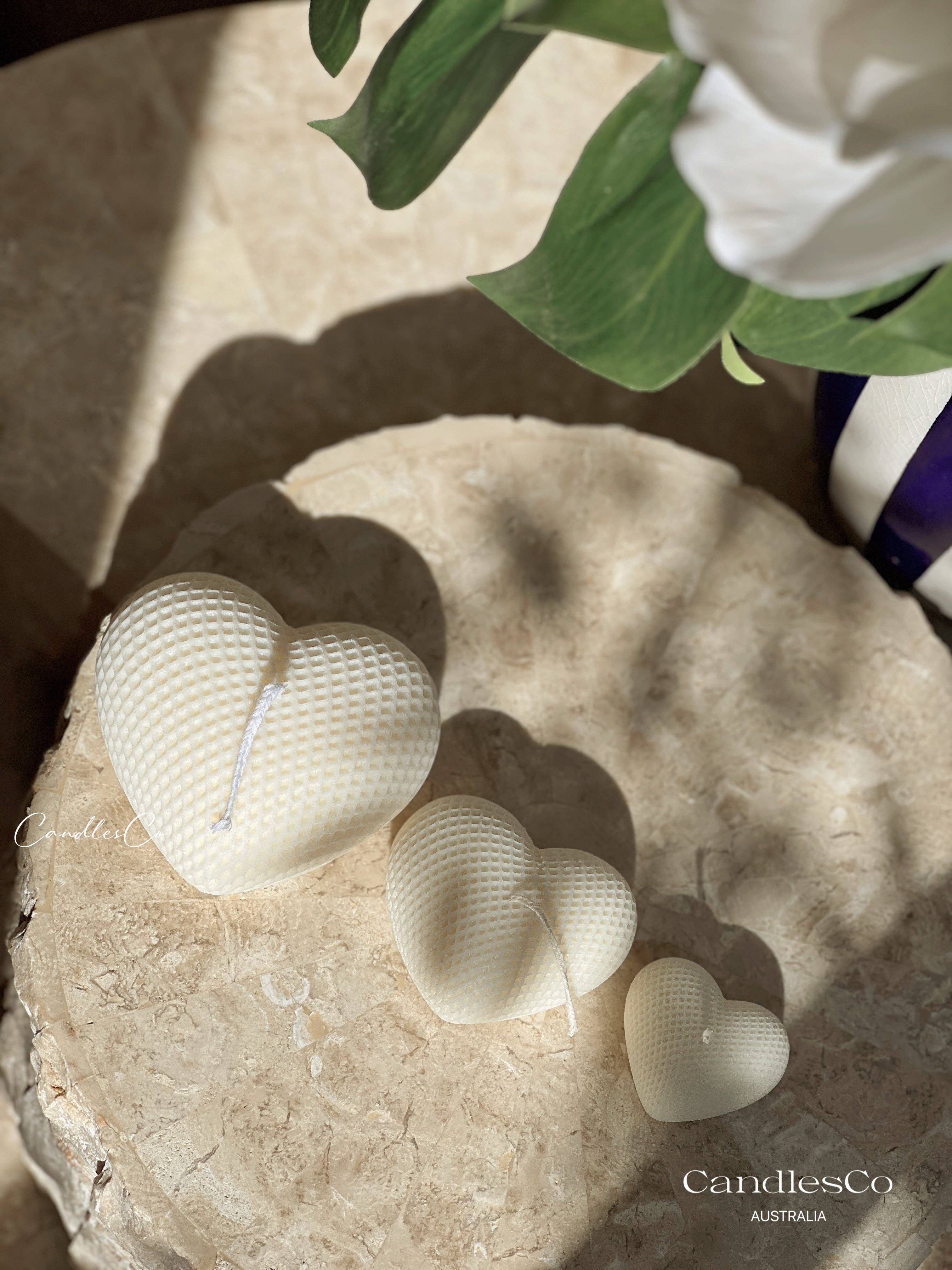 CandlesCo Australia - Vente Bougies originales - Bougie Cœur en Cire de Soja4