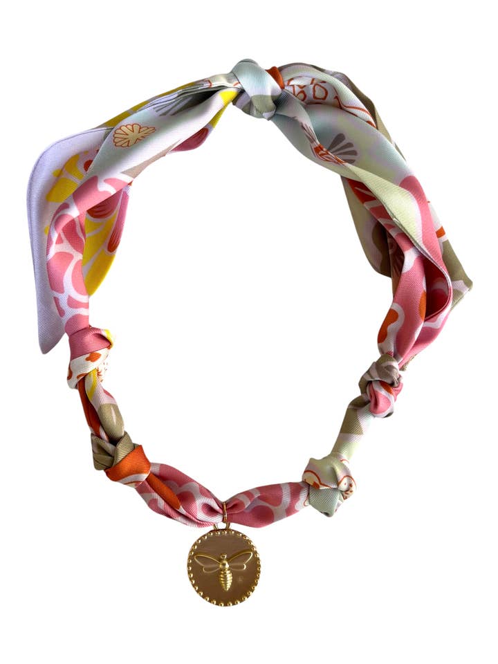 Myrtle scarf necklace for wholesale by Nora James jewelry