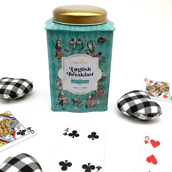 All Little Cute Things - Wholesale Tea Bags - Vintage Alice in Wonderland Tin 100 English Breakfast Teabag
