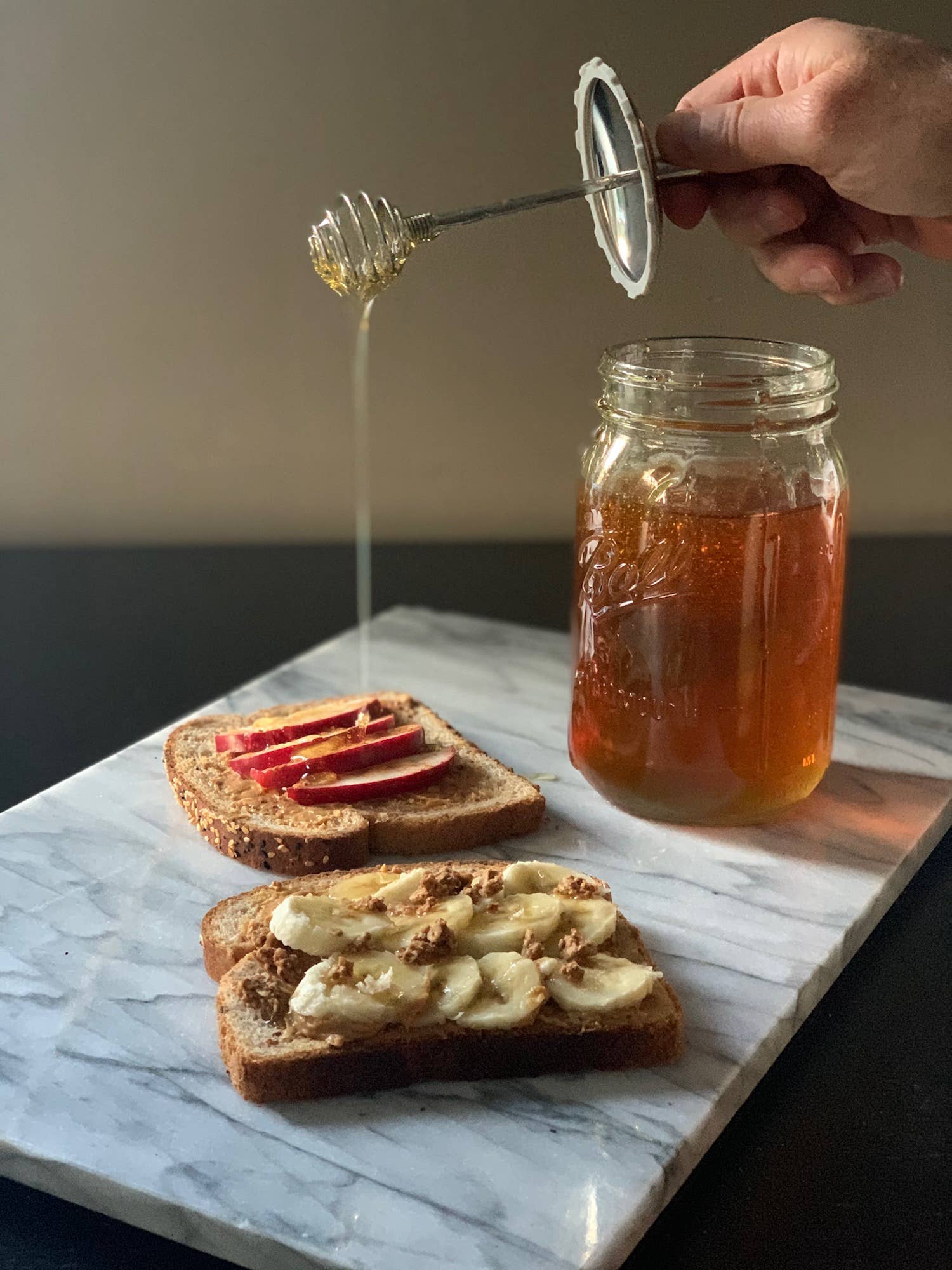 Fox Run Brands – wholesale Honey dipper – Jarware Honey Dipper Lid for Wide Mouth Mason Jar3