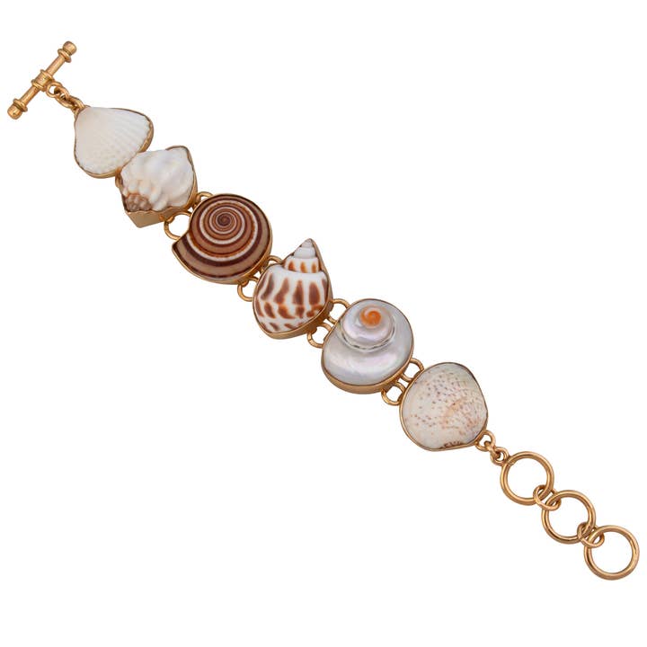 Alchemia Multi-Shell Bracelet for wholesale by Charles Albert Inc