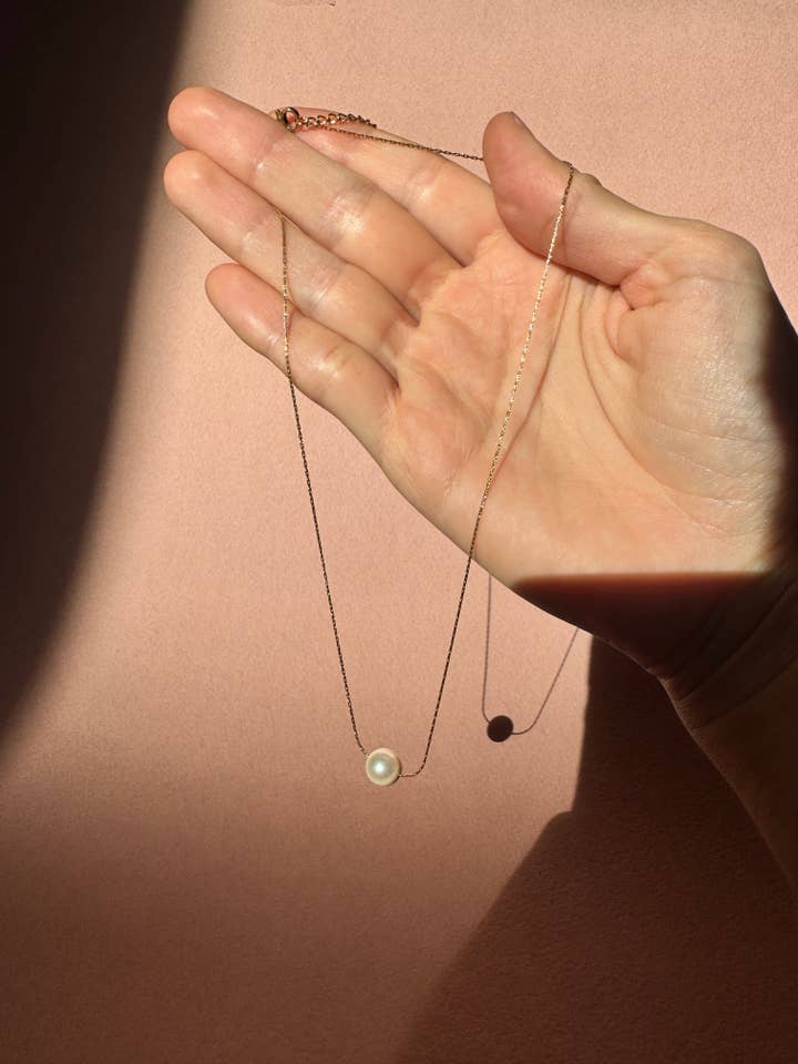Schwebende Perle - Halskette for wholesale by LuvLuv Berlin