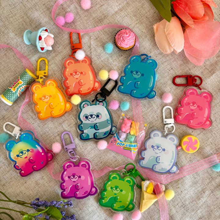 Stars and Sprinkles - Wholesale Keychain - Kids - Gummy Bear Keychain