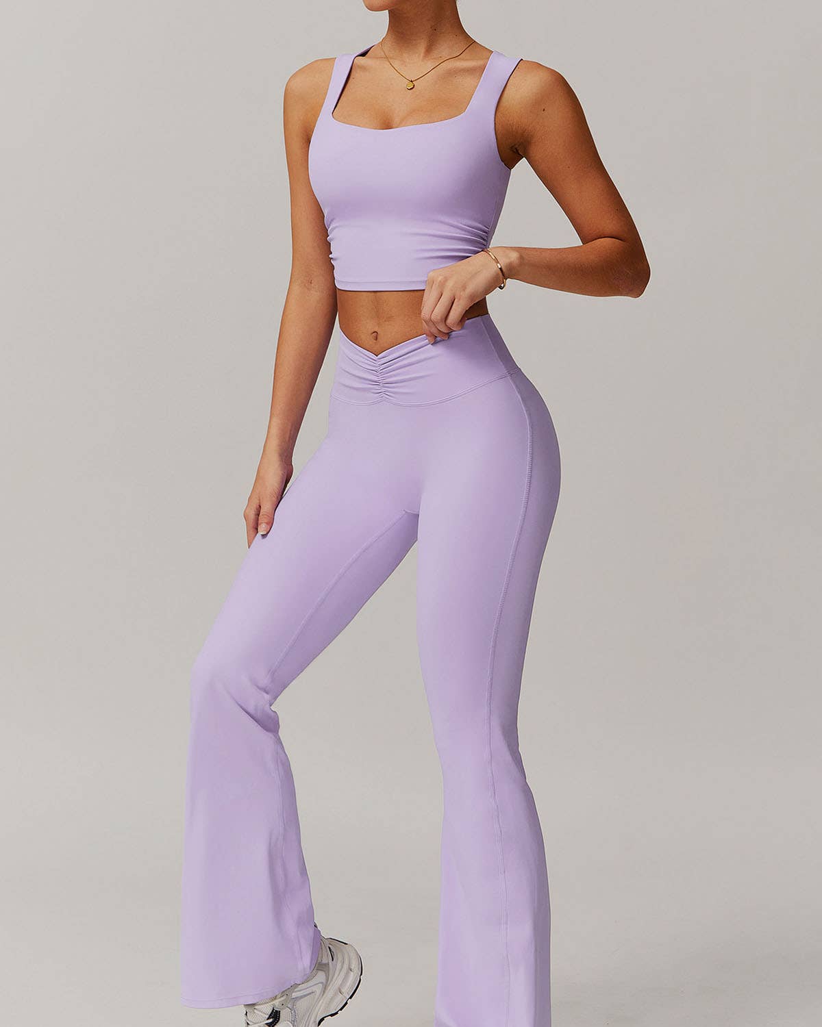 Crave by FW - Wholesale Activewear Set - Women's - Activewear Set with Tank and Flare Pant5