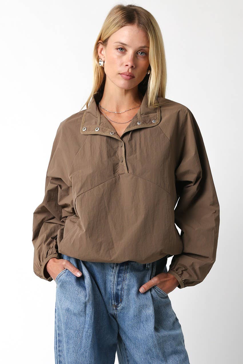 Olivaceous - Vente Chemise à col boutonné – femme - Haut Dakota6