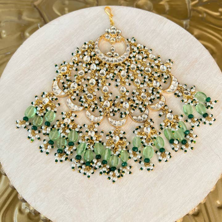 Oversized Pastel Green Paasa for wholesale by Saaj By G