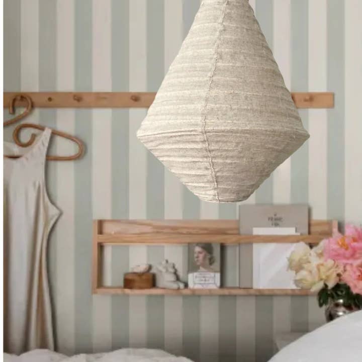 Little Nordic Sol - Wholesale Lantern - Linen Light Shade Diamant Natural 50cm2