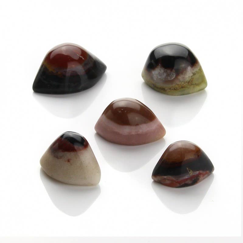 UniArt - Venta al por mayor Adornos - Ojo de Shiva, ágata natural - 5 unidades3