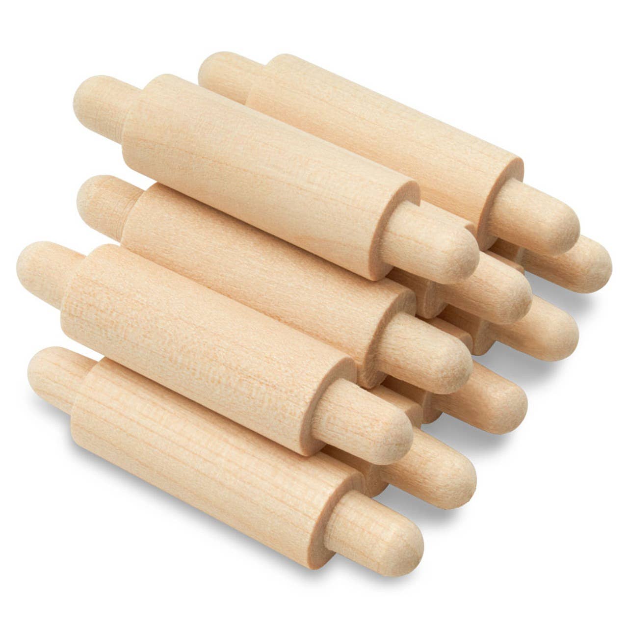 Woodpeckers Crafts - Wholesale Wood Toy - Kids - Wooden Rolling Pin9