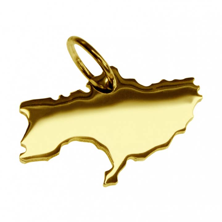 Collar colgante en forma de mapa de Ucrania para venta al por mayor de S.W.w. Schmuckwaren GmbH