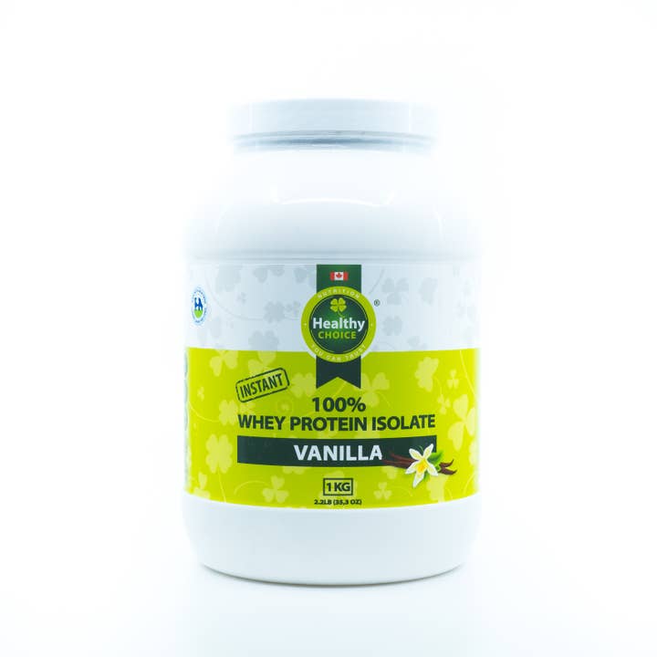 Gesunde Wahl Whey Isolat Vanille für den Großhandel von Healthy Choice