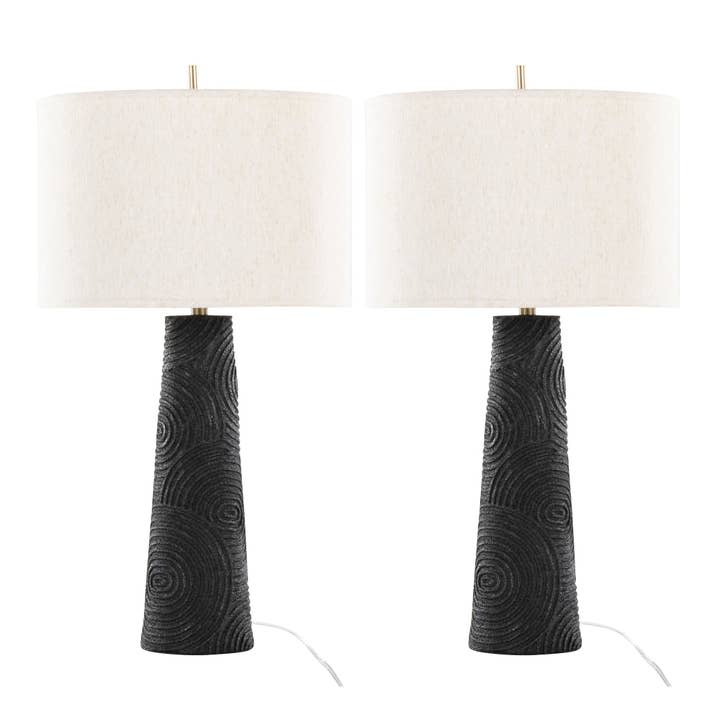 Kona 31" Polyresin Table Lamp - Set of 2 and other Purchase Wholesale euluna lampen. Free Returns & Net 60 Terms on Faire trending on Faire.