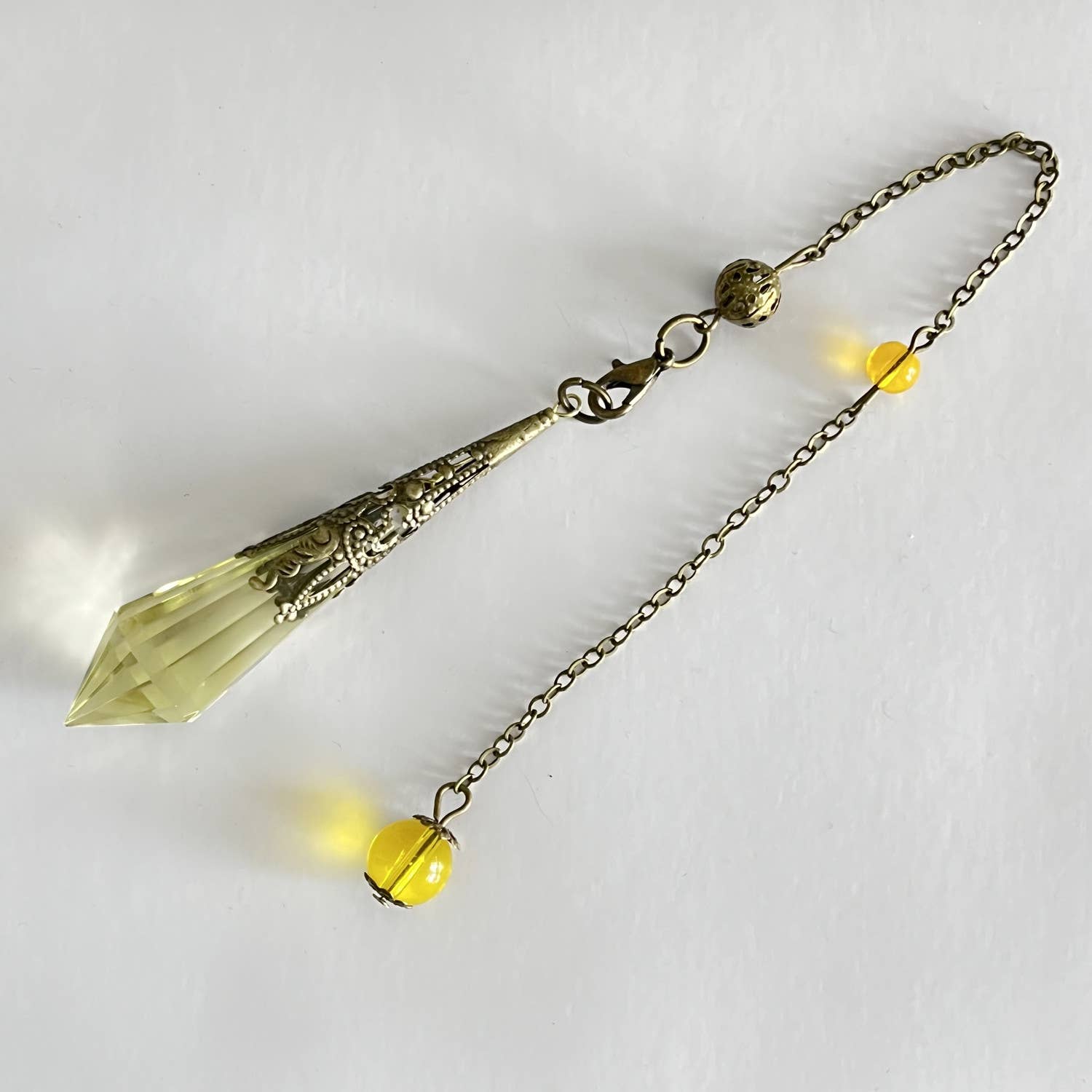 Gemcohub – Pedra/cristal espiritual por atacado – Pêndulo de Pedra Cristal Natural com 12 Faces Poliédricas9