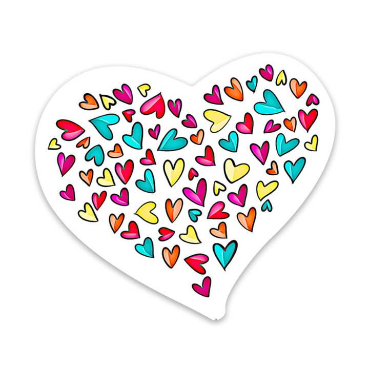 Colorful Hearts - Sticker for wholesale by Kevin & Kaia