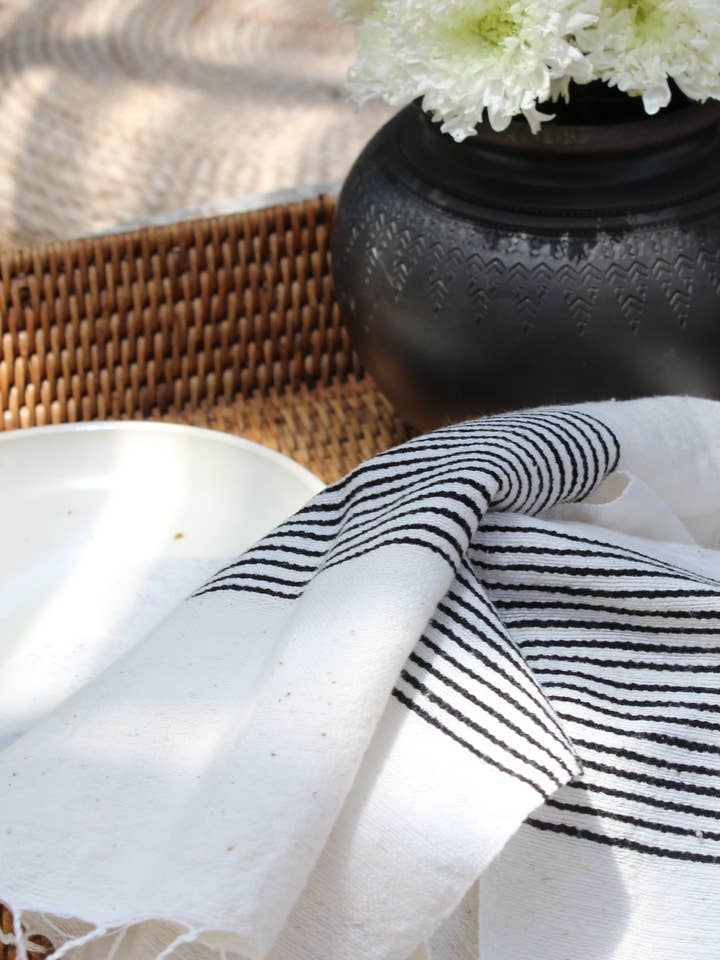 Abeba Handwoven Organic Cotton Hand Towels for wholesale by gojobetcollection