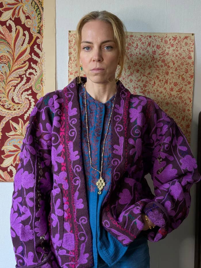 KIMONO KANTHA BRODE pour la vente par Curiosity Lab