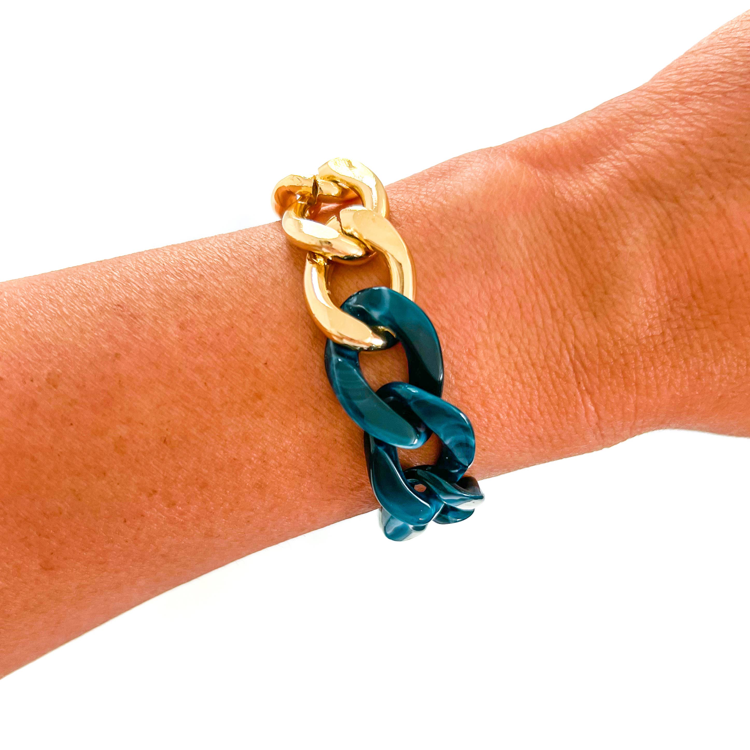 Savvy Bling - Wholesale Link & Chain Bracelet - All Chunky Acrylic Chain Link Bracelet21