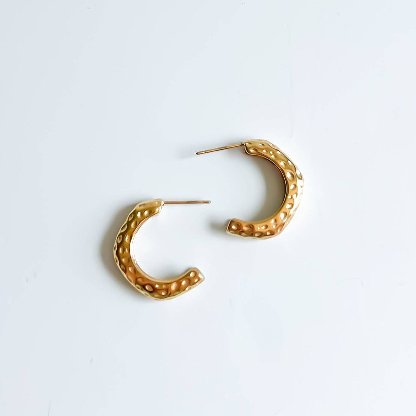 Natalie Clare Collections - Wholesale Hoop Earrings - Hammered Hoop Earrings2