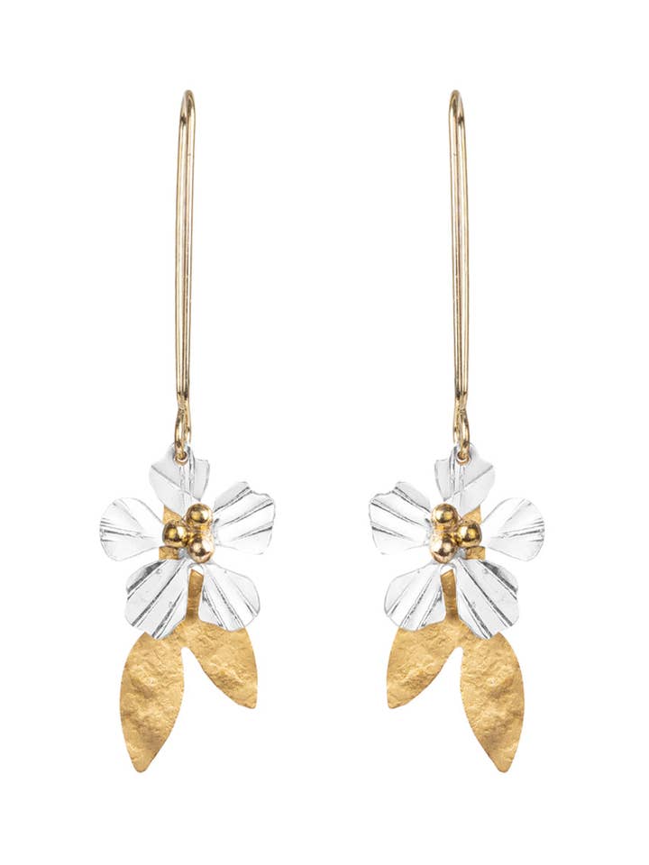 Sayuri Petal Dangle Earring for wholesale by Matr Boomie Fair Trade
