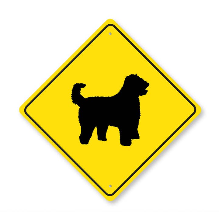 Goldendoodle Hund Diamant Sign for engroshandel hos Lizton Sign Shop, Inc