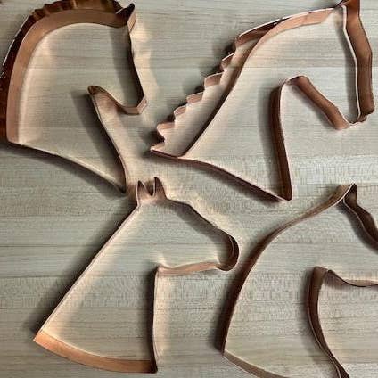 The Gift Horses – wholesale Biscuit cutter – HORSEHEAD COOKIE CUTTERs" - Large w/Gift Box with Recipes (4 Breed Types) Mothers Day Gifts, Christmas Gifts7