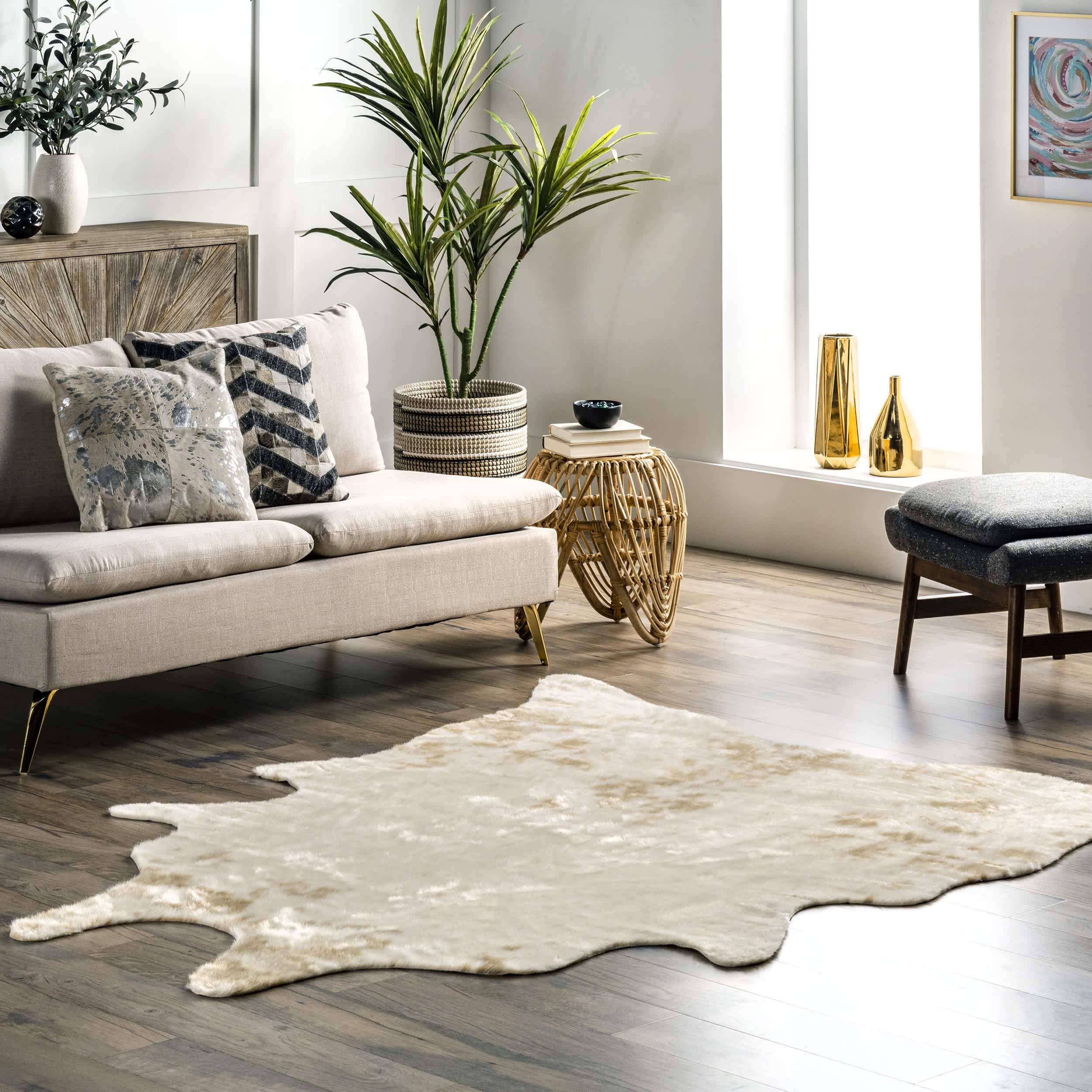 nuLOOM - Wholesale Area Rug - Faux Cowhide Washable Area Rug10